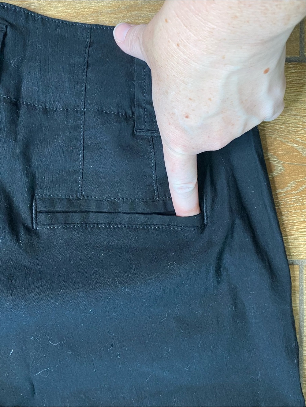 Maeve 6P Naomi Linen Wide-Leg Flare Pants - Picture 7 of 9
